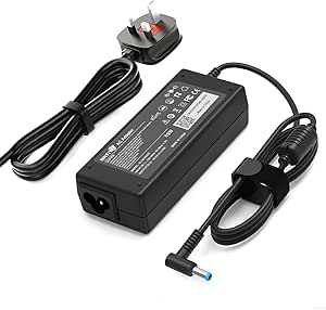 65W 45W 19.5V for HP شاحن لابتوب Compatible with HP Chromebook 11 14 G3 G4 Pavilion X360 11 13 15-f Envy 13 15 17 Stream 11 13 14 Elitebook Folio 1040 g1 Laptop (Black)