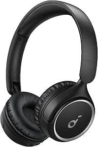 soundcore By Anker H30i Wireless On-Ear Headphones, Foldable Design, Pure Bass, 70H Playtime, Bluetooth 5.3, Lightweight and Comfortable, App Connectivity, Multipoint Connection